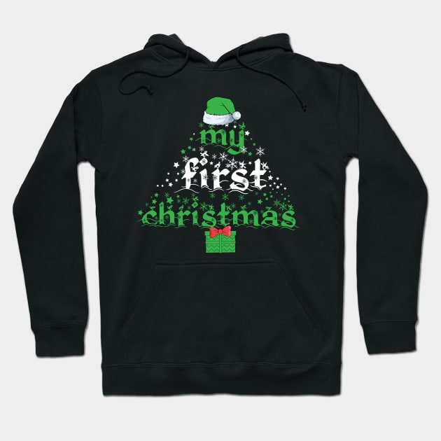 My First Christmas Hoodie by MZeeDesigns